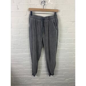 Young Fabulous & Broke Women's Elastic Waist Jogger Pant Charcoal Gray Size XS
